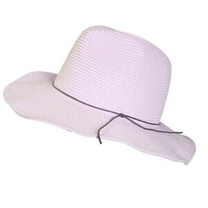 Peter Grimm Pink Woven Paper Sun Beach Resort Packable Travel Hat like NEW